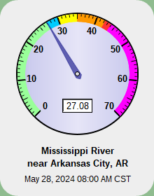 Arkansas City Gage